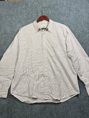 American Eagle Outfitters Shirt Mens Large Vintage Slim Fit Purple Pink Plaid